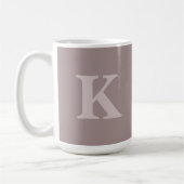 Custom Initial Cozy Coffee Tea Mug Koffiemok (Links)