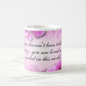 Custom Inspirational Pink Orchid Koffiemok (Center)