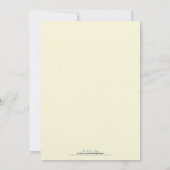 :custom: Invitation à la douche nuptiale Silhouett (Dos)