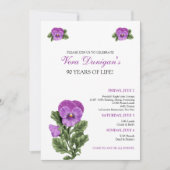 :custom: Invitation à la fête d'anniversaire de Pa (Devant)