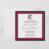 :custom: Invitation au mariage simple et élégante_ (Devant / Derrière)