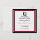 :custom: Invitation au mariage simple et élégante_ (Devant / Derrière)