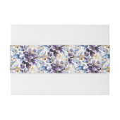 Custom Invitation Belly Band Uitnodigingen Wikkel (Achterkant Voorbeeld)