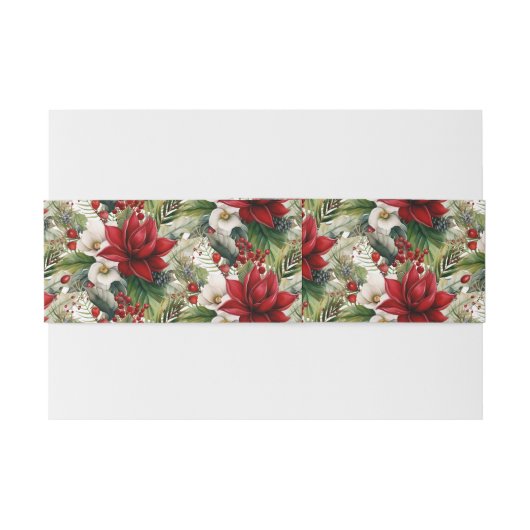 Custom Invitation Belly Band Uitnodigingen Wikkel (Achterkant Voorbeeld)