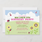 :custom: Invitation de la fête d'anniversaire de L (Devant)