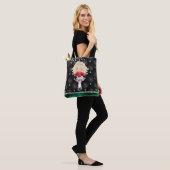 Custom Irish Dance Blond Girl Green, zwart Draagtas (Op model)