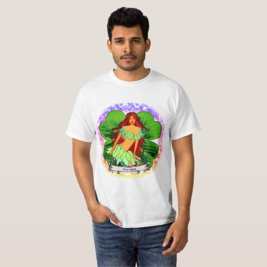 Custom Irish Fairy T-shirt (Voorkant volledig)