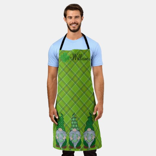 Custom Irish Luck Schort (Gedragen)