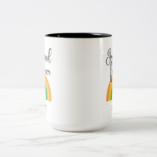 Custom Irish Mug 15 oz two tone (Centre)