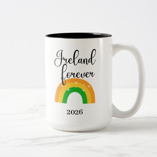 Custom Irish Mug 15 oz two tone (Droit)