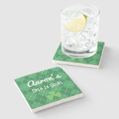 Custom Irish Stone Drink Onderzetter Gift (Zijkant)