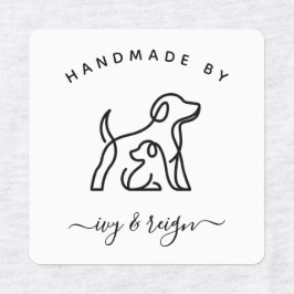 Custom Iron on Label for crafter with pet icon