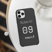 Custom Italy National Soccer Professional Mono