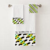 Custom JAMAICA FLAG Christelijk Bad Handdoek (Insitu)
