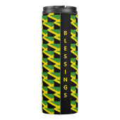 Custom Jamaica Flag Thermosbeker (Achterkant)