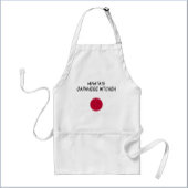 Custom Japanese Flag White and Red Standaard Schort