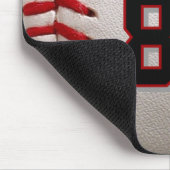 Custom Jersey Number & Name Baseball Player Design Muismat (Hoek)