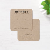 Custom Jewelry Earth Friendly Display Kaart (Bureau)