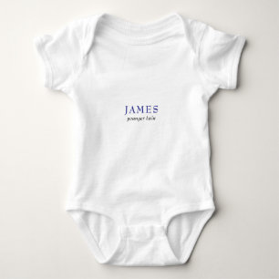 Custom jongere tweeling Little Brother Newborn Romper
