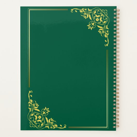 Custom Journal for Work, School & Daily Writing Planner (Achterkant)