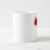 Custom Jumbo Mug – Red Splash Design (Devant)