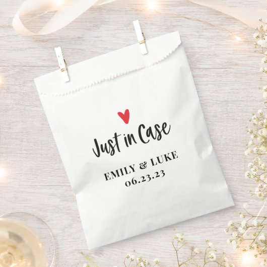 Custom Just in Hoesje Wedding Recovery Kit Bedankzakje (Geknipt)