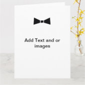 Custom Kaart Modern Wedding Party Tekst toevoegen (Gele Bloem)