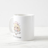 Custom Kawaii Nurse Mug – Personalized Cute Chibi (Devant gauche)