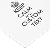 Custom Keep Calm meme tafel runner ontwerp Korte Tafelloper (Hoek)