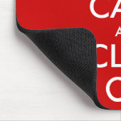 Custom Keep Calm Mousepad Customizable template Muismat (Hoek)