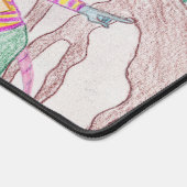 Custom Kids Artwork, deux mignonnes souris, fleurs (Coin)