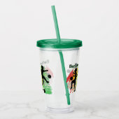 Custom Kids Soccer Acryl Drinkbeker (Links)
