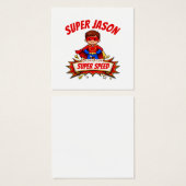 Custom Kids Superhero Name (Devant & derrière)