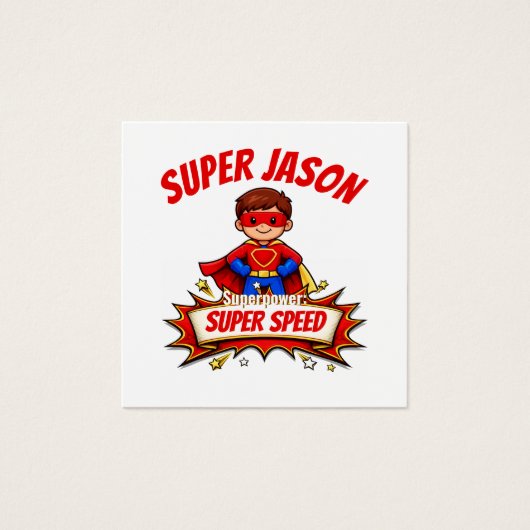 Custom Kids Superhero Name & Superpower (Devant)