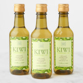 Custom Kiwi Essential Oil Label Wijn Etiket (Flessen)
