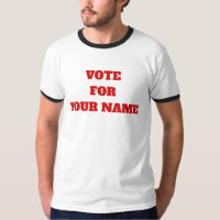 Custom kleur stem voor Jouw naam Grappig Politiek