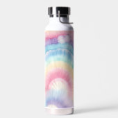 Custom Kleurrijke Groovy Tie Dye Pattern Waterfles (Links)