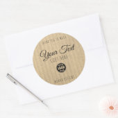 Custom Kraft Label Eenvoudig Trendy (Envelop)