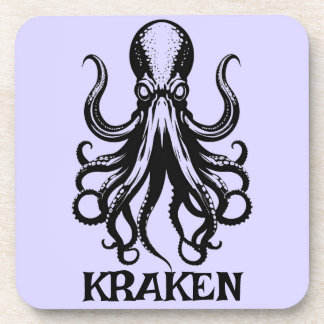 Custom Kraken Octopus Squid Name Personalized Bier Onderzetter