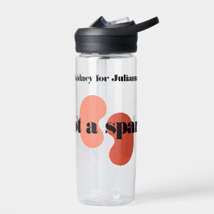 Custom Kreeg een reserve niertransplantatie team Waterfles
