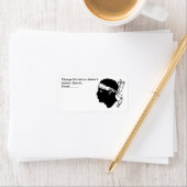 Custom Label with Flag of Corsica, Frankrijk (Insitu)