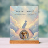 Custom Labrador Retriever Memorial Acrylic Sign (Neutre)