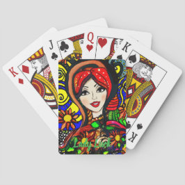 Custom Lady Luck 3 Couple's Game Night Pokerkaarten