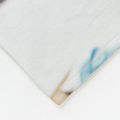 Custom Large Photos Kids Friends Siblings Names Fleece Deken (Hoek)