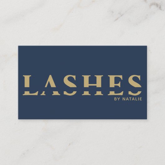 Custom Lash Extension Technician Cool QR Code Visitekaartje (Voorkant)