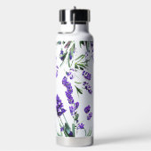 Custom Lavender Dragonfly Shabby Chic Boho Style Waterfles (Rechts)