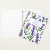 Custom Lavender Flowers 2026 Planner (Devant avec enveloppe)