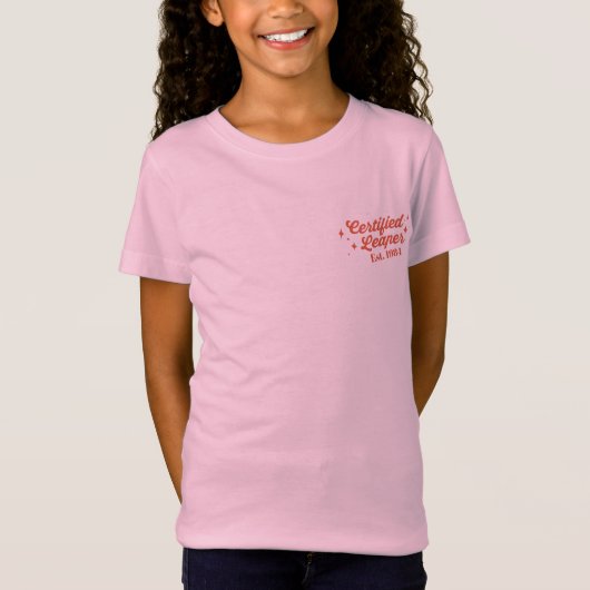 Custom Leap Year Frog Leaper Zeldzame Verjaardagsc T-shirt (Voorkant)