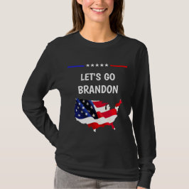 Custom LET'S GO BRANDON Funny FJB Humor Long Sleev T-shirt