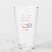 Custom LET'S GO BRANDON Trump 2024 US Flag MAGA Glas (Achterkant)